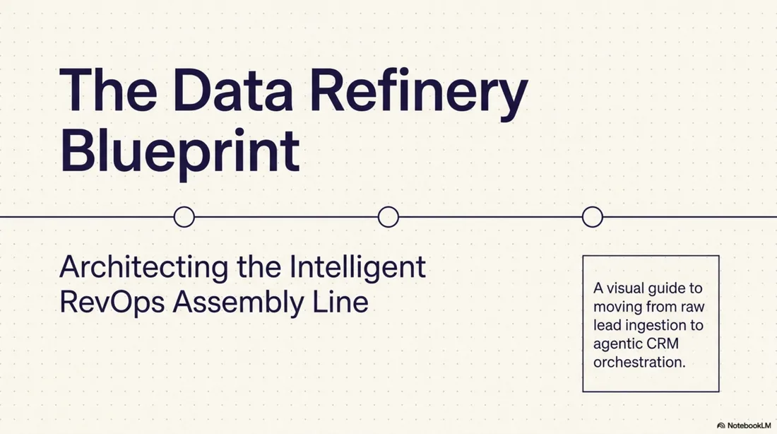 The Data Refinery Blueprint — title slide